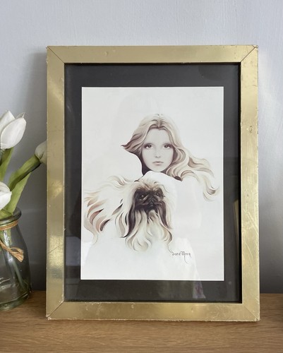 Rare vintage print - print, sara