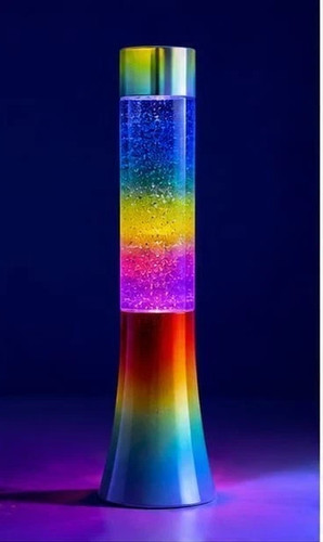 Rainbow glitter lamp led mood - glitter,