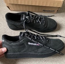 Reebok X Palace Skateboards Club C 85 Black Trainers  - Size Uk 8.5