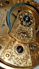 1814 Lewis & Wright NEWCASTLE Antique Silver VERGE Hunter Pocket Watch runs