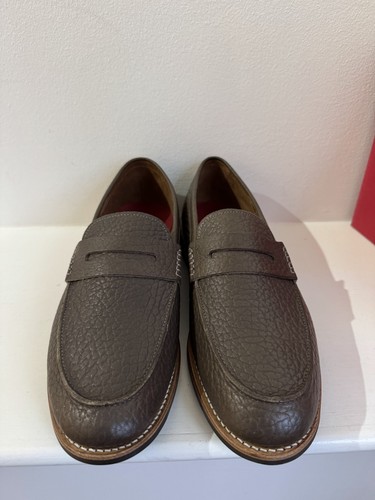 Grenson grain leather loafers - grain,
