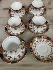 Colclough Royale Bone China Cup & Saucer x 5