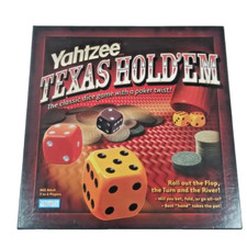 Yahtzee Texas Hold' Em Parker Brothers 2-6 Players Dice Game Some Sealed Content
