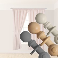Wooden Curtain Eyelet Pole