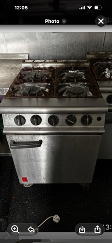 Commecial burner gas range - commecial,