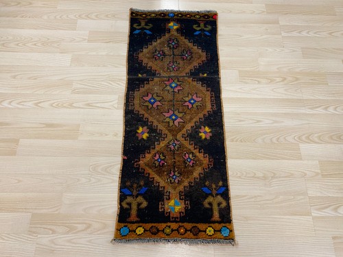 Vintage patchwork rug - patchwork, 1.3x3.2