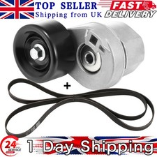 FAN DRIVE BELT AND TENSIONER 2000-2006 1755162 LESS A/C FIT FORD TRANSIT 2.4 MK6