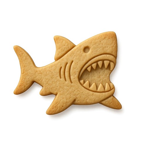 Shark attack cookie cutter - attack,