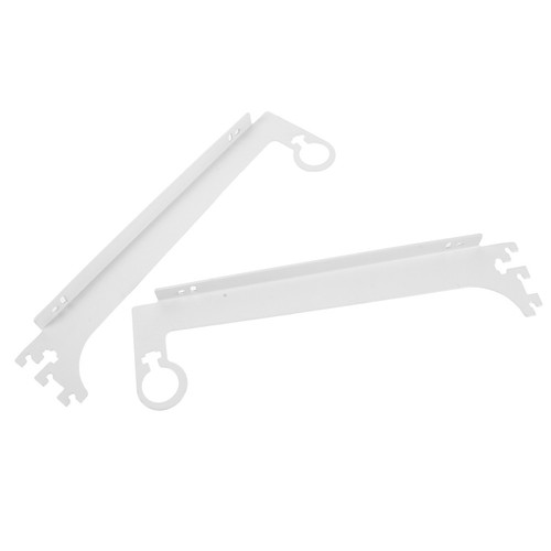 2pcs metal shelf brackets - 2pcs, 12"