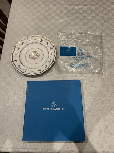 Two royal crown derby plates - royal,