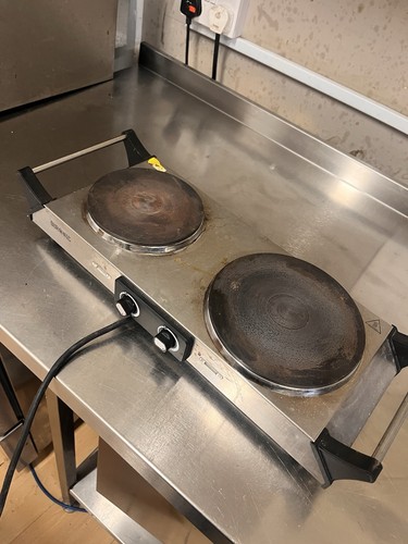 Duronic electric dual hob - electric,