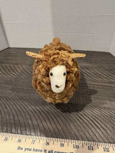 Primitive farmhouse sheep - farmhouse, lamb