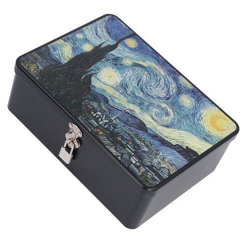 Lockable storage box tin - lockable,