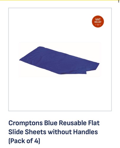Cromptons blue reusable flat - cromptons,