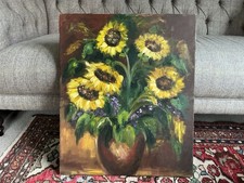 Mid Century Style Sunflowers