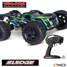 Traxxas TRX95096-4-GRN Sledge 4x4 Belted Green 1/8 Monster Truck RTR Brushless