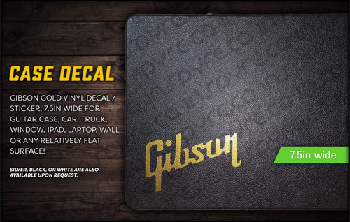 Gibson 5in vinyl decal - vinyl,