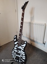 Jackson JS2 Concert Bass Zebra Black White Bass