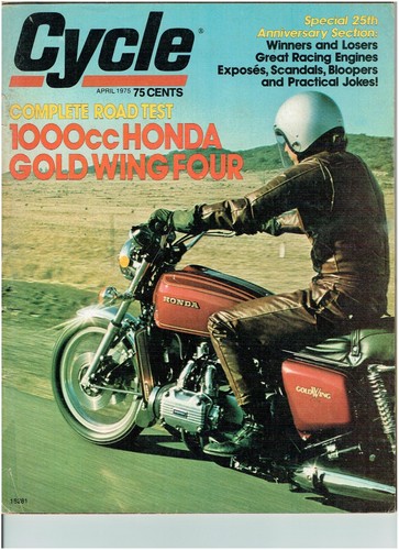 April 1975 cycle motorcycle - cycle,