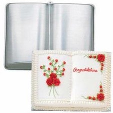 OPEN BOOK SHAPED CAKE TIN PAN