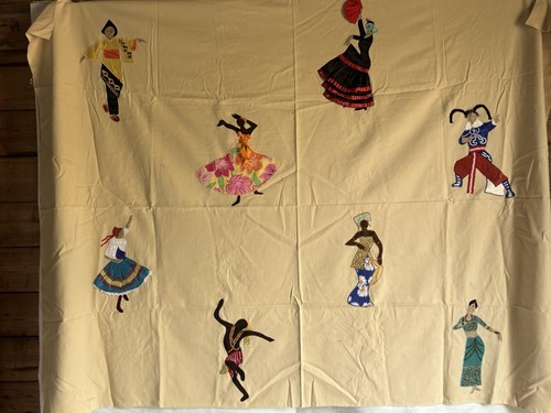Malabar appliqued fabric - appliqued,