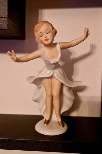 Wallendorf ballerina porcelain - wallendorf,