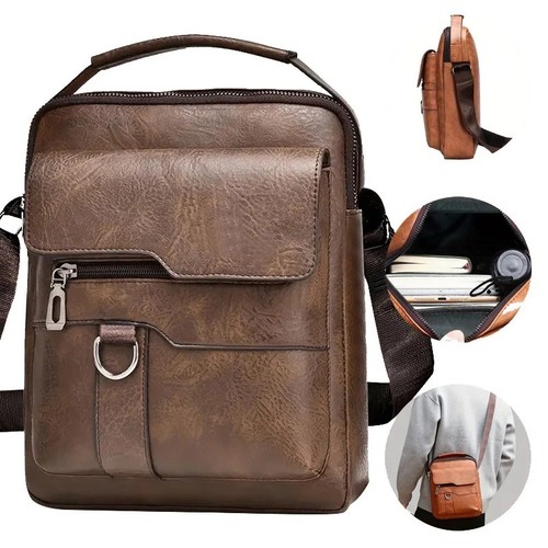 Men leather crossbody - men's, pu