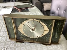 Metamec Vintage Atomic Eye Mantle Clock Mid-Century
