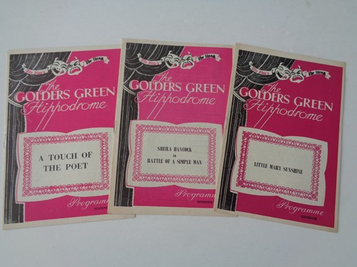 Theatre programmes from - programmes,