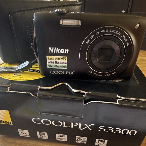 Nikon coolpix s3300 black - nikon,