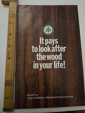 Vintage 1960s/1970s Cuprinol Wood Preserver Brochure Retro DIY Ephemera