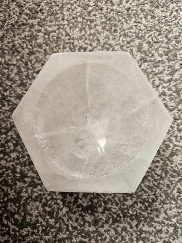 Selenite morocco hexagonal - selenite,