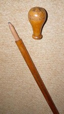 Antique Gadget Golfing Walking Stick Concealed Pencil Top Putting Comp. Rickerby
