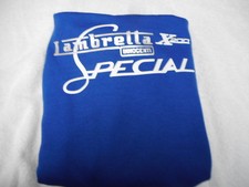 LAMBRETTA SPECIAL SX200 LIMITED EDITION HOODY LIGHT BLUE MOD SKIN VESPA RETRO