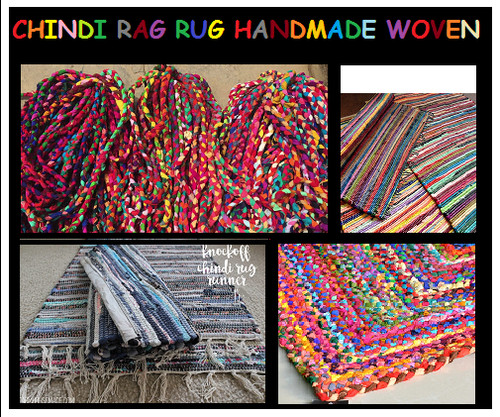 Multi color cotton chindi - color,