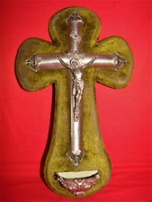 Antique large crucifix 19th - large,