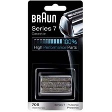 BRAUN 70S SHAVER REPLACEMENT FOIL CASSETTE SERIES 7 PULSONIC 9000 - SILVER NEW