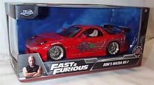 FAST & FURIOUS DOM's Mazda RX-7 1/24 SCALE DIECAST opening parts Jada RBBB