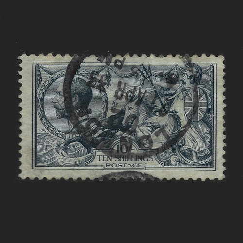 1918 king george blue - king, 10/-