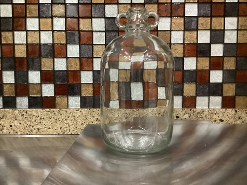 Demijohn glass bottle - demijohn,