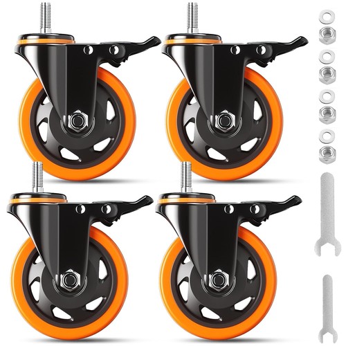 Inch caster wheels 2200lbs - wheels,