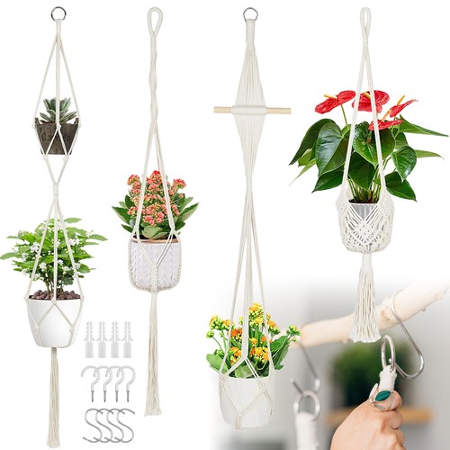 Hanging planters macrame - hanging,