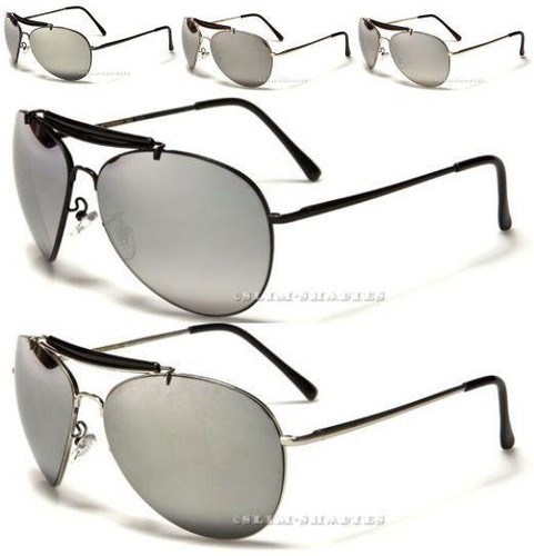 Mens pilot mirror sunglasses