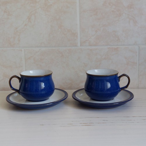 Denby imperial blue - cup, saucer