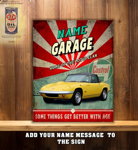 Personalised lotus elan - elan, garage