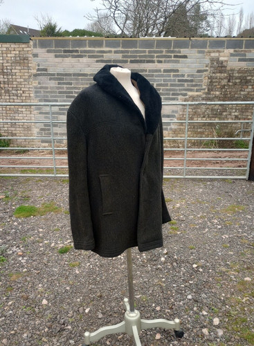 Vintage men wool overcoat xl - vintage,