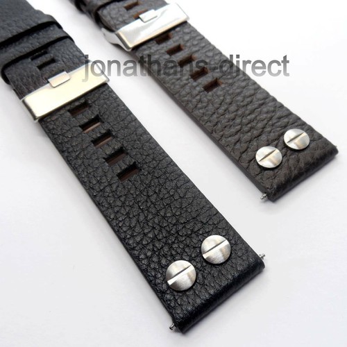 Leather watch strap diesel - leather,