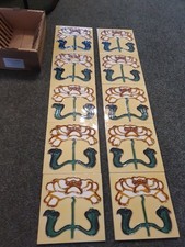 Set of 10 Tube Lined Fireplace