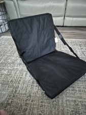 Folding Stadium Seat Cushion with Padded Backrest for indoor/outdoor Set of 3.