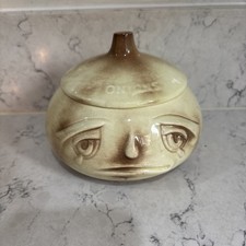 SylvaC No. 516 Crying Onion Facepot Jar with Lid – England 1950s